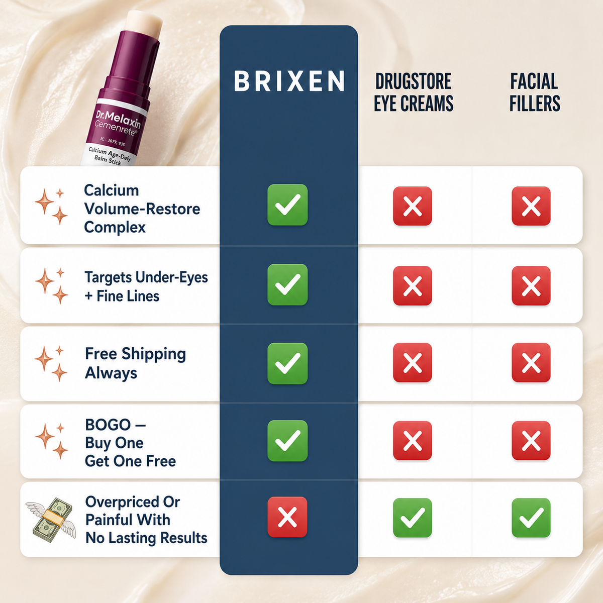Dr. Melaxin Calcium Age-Defy Balm Stick